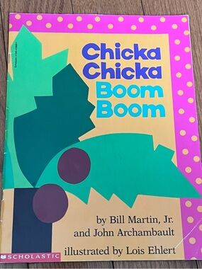 Scholastic Chicka Chicka Boom Boom by Bill Martin John Archambault Children Book